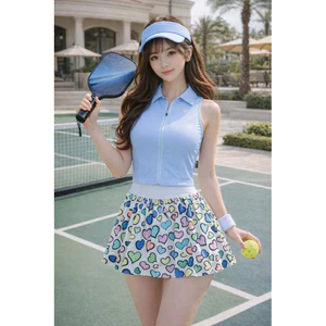 Bộ thể thao nữ, Bộ váy áo chơi Picklebaal Golf Tennis QC siêu đẹp
