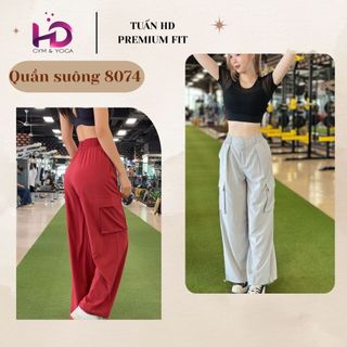 Quần CP nữ, model: DSP687.1.8074 Tuấn HD, Dây Rút Bo Gấu Quần Túi Hộp, Tập Gym Yoga