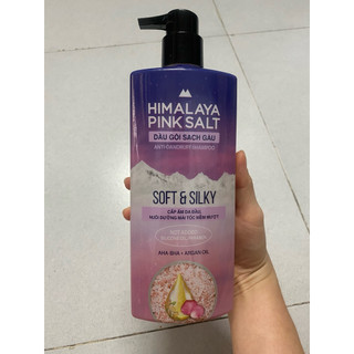 Dầu Gội Sạch Gàu Muối Hồng Himalaya Pink Salt Soft & Silky 650ml