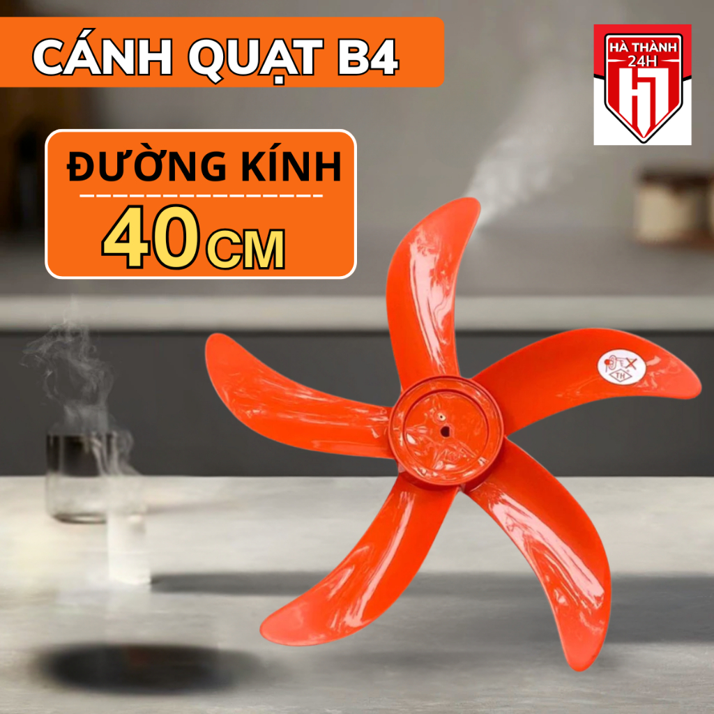 Cánh quạt B4 đường kính 40cm chất liệu nhựa ABS siêu bền, dùng được mọi loại quạt