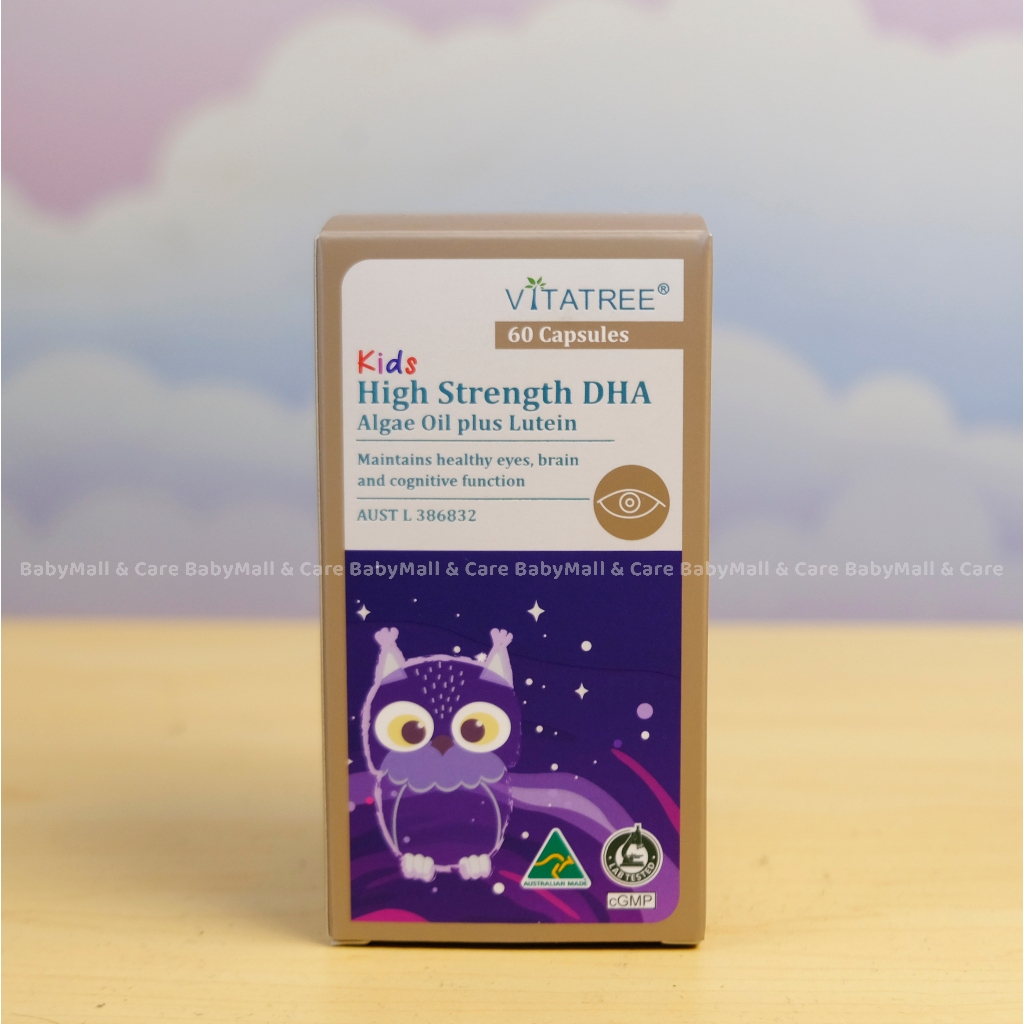 Kids High Strength DHA Algae Oil Plus Lutein Babymall & Care DHA Vi Tảo Cho Trẻ