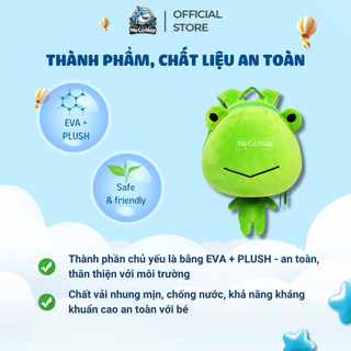 Balo Trứng Cho Bé Mẫu Giáo, Cặp Đi Học Cho Bé Mầm Non Hình Động Vật, Chất Nhung Mịn Có Lớp Chống Sốc