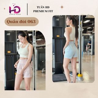 Quần đũi vừa nữ,model: 99079.1.063 Tuấn HD, 2 Lớp Tập Gym,Yoga,Chạy Bộ, Đạp Xe, Co Giãn