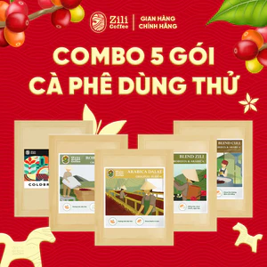 Drip Bag Coffee - Combo 5 gói cà phê dùng thử - Zili Coffee