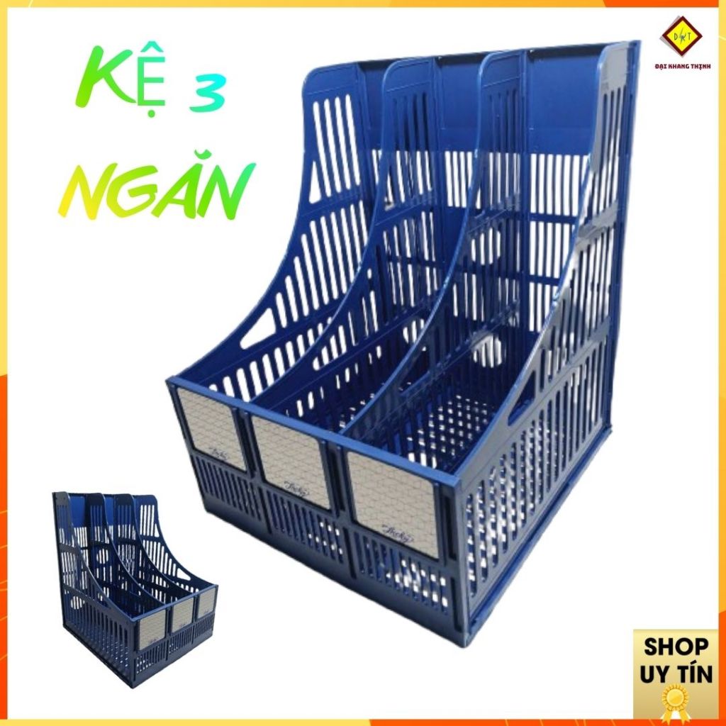 Khay đựng tài liệu nhựa 3 ngăn kệ rổ xéo nhựa 3 ngăn file đựng tài liệu ...