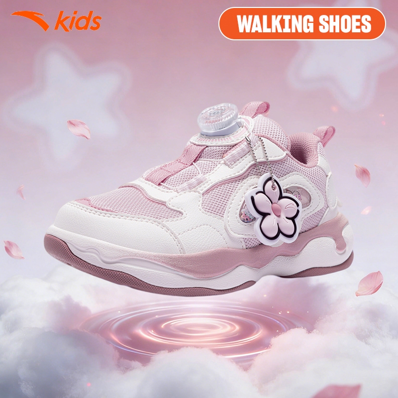 ANTA Kids Giày Thể Thao Bé Gái Size 28-32 Đế Êm, Thoáng Khí, Thoải Mái Vận Động 3226A9920