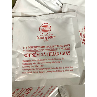 Bột nêm gà thuần Chay Phương Loan gói 100g