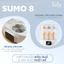 Máy tiệt trùng hơi nước sấy khô điện tử Sumo 8 Fatz baby Smart Baby