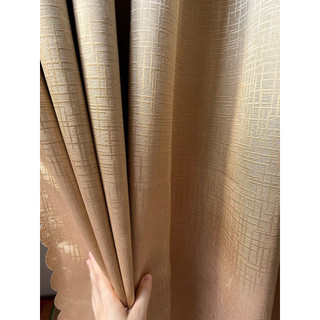 Rèm cửa màu vàng kim, rèm khoen, chống nắng cản sáng 80%, ngăn được hơi máy lạnh, cửa sổ, cửa chính, gác lửng.