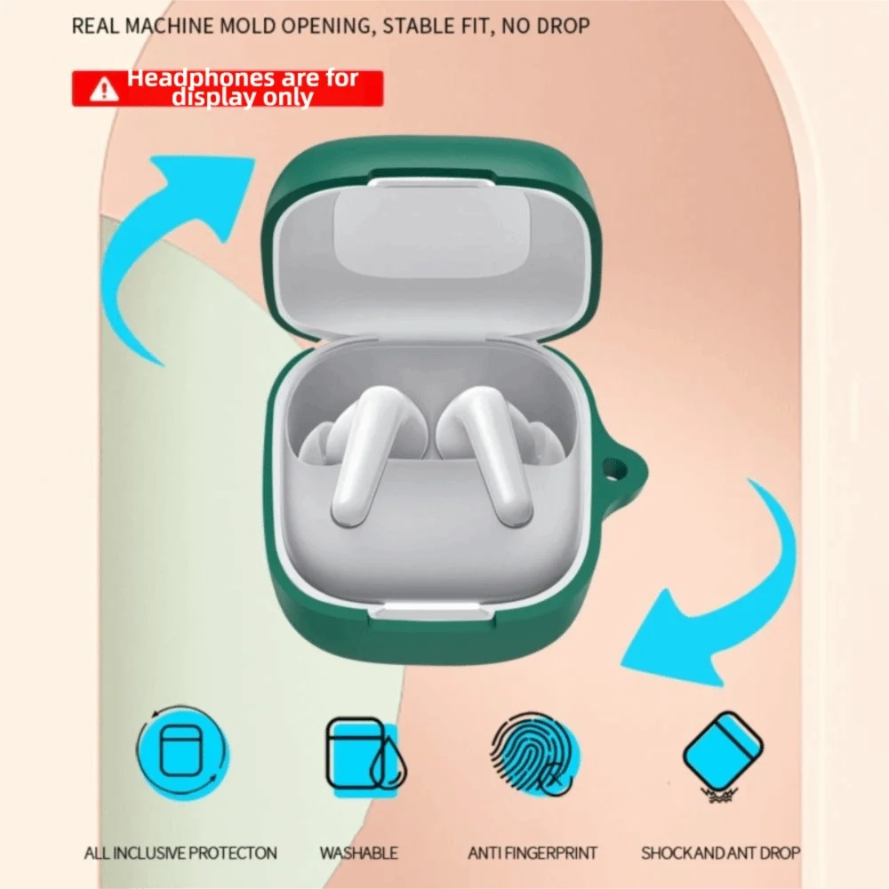 Ốp bao silicone cho tai nghe Anker Soundcore R60i NC - Kèm móc khóa | BigBuy360 - bigbuy360.vn