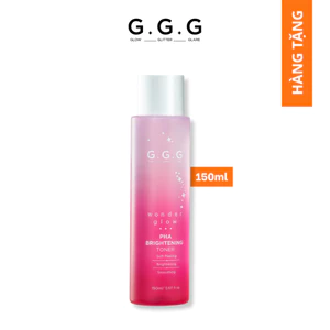 Toner Hồng PHA Peel Da Dịu Nhẹ Sáng Da G.G.G Wonder Glow PHA Brightening Toner 150ml
