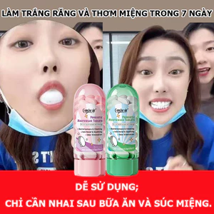 【COD】Viên kem đánh răng tiện dụng để súc miệng và đánh răng, giúp hơi thở thơm mát tức thì. 30 viên/gói.