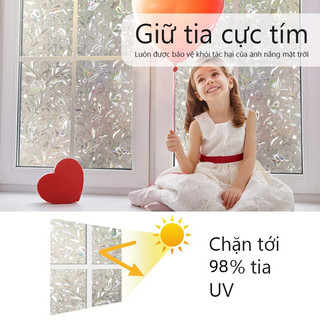 Decal dán YOWXII kính cửa sổ 3d trang trí, Chống nắng và chống chói
