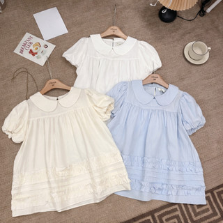 Áo babydoll nữ cổ sen tay bồng dáng rộng nhiều màu, Áo kiểu nữ LAVIAN A85