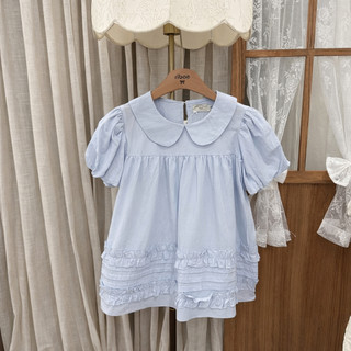 Áo babydoll nữ cổ sen tay bồng dáng rộng nhiều màu, Áo kiểu nữ LAVIAN A85