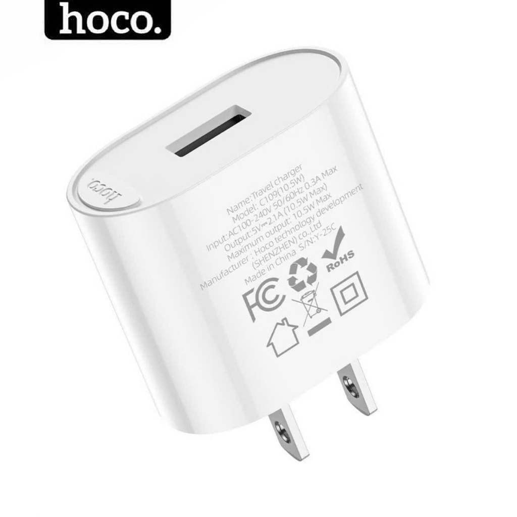 Củ sạc chính hãng HOCO dùng cho samsung xiaomi Phone ...vv Cục sạc tiêu chuẩn cho điện thoại