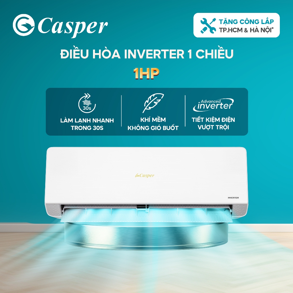 Điều hòa LaCasper Inverter Siêu Tiết Kiệm Điện 1 chiều XC-09IU38 ...