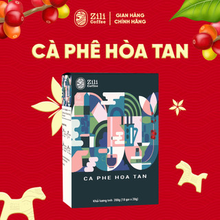 Cà Phê Hòa Tan 3 in 1- Zili Coffee - HƯƠNG VỊ CỔ ĐIỂN, HẬU VỊ NGỌT, BÉO VỪA - [Hộp 10 gói 20g]