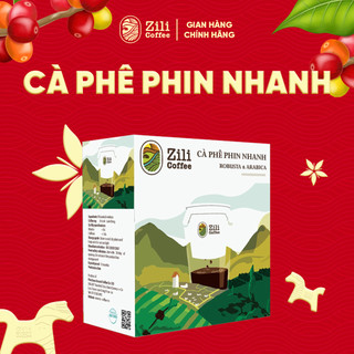 Cà Phê Phin Nhanh - Zili Coffee - HƯƠNG THƠM NHẸ NHÀNG, ĐẬM ĐẮNG VỪA, HẬU NGỌT [Hộp 8 Phin]