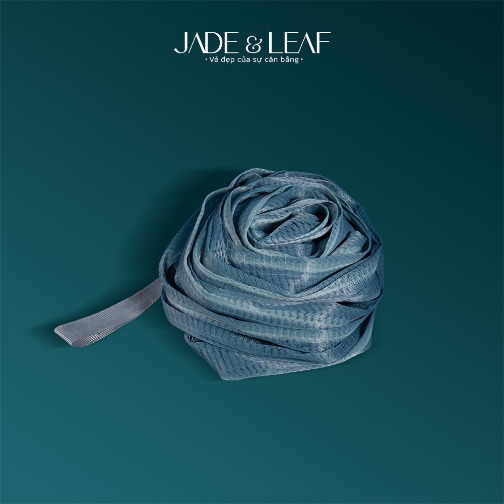Bông Tắm Tạo Bọt Jade&Leaf Cao Cấp Hình Hoa Hồng, Mềm Mịn Bọt Nhiều Size Lớn Chất Liệu Lưới