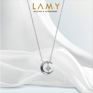 Dây chuyền bạc nữ LAMY Moon & Star Necklace 6347