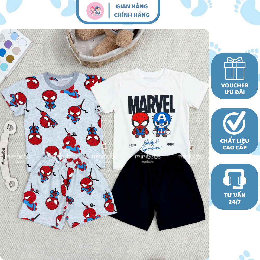 [À ƠI SHOP] T66- set 2 bộ cộc nhện và siêu nhân a - a100.316