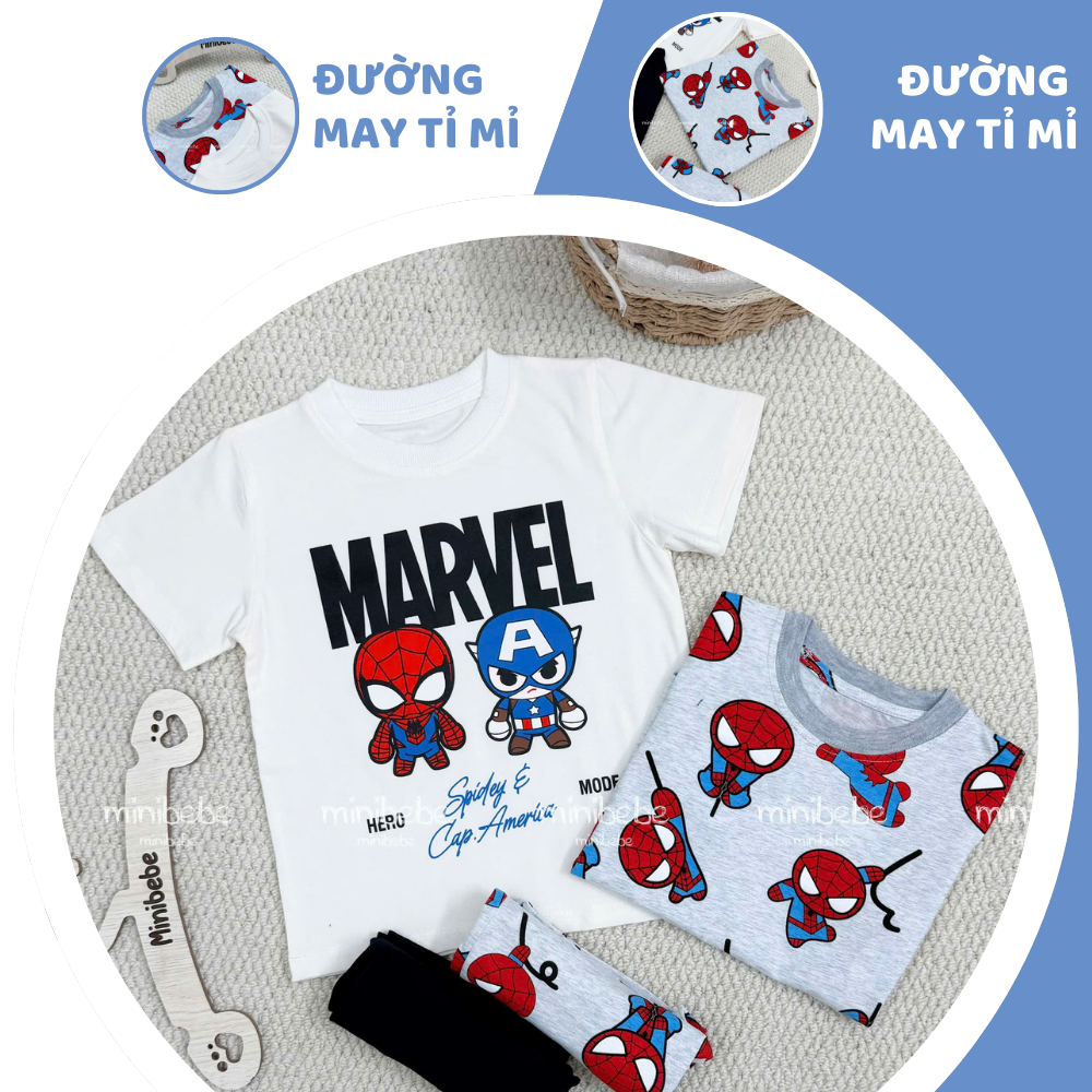 [À ƠI SHOP] T66- set 2 bộ cộc nhện và siêu nhân a - a100.316
