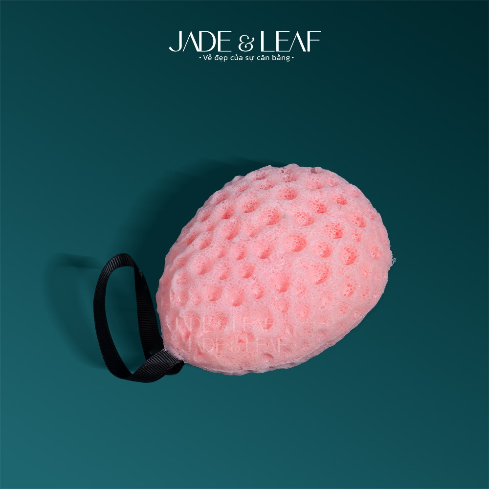 Bông Tắm Tạo Bọt Jade&Leaf Cao Cấp Hình Bọt Phô Mai, Chất Liệu Lưới Mềm Mịn Size Lớn Bọt Nhiều