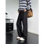 Quần Jean Nam Suông FABUMAN Dài XÁM chỉ nổi rộng 28cm màu Đen/Xanh chất jean mềm cạp cao BIGSIZE