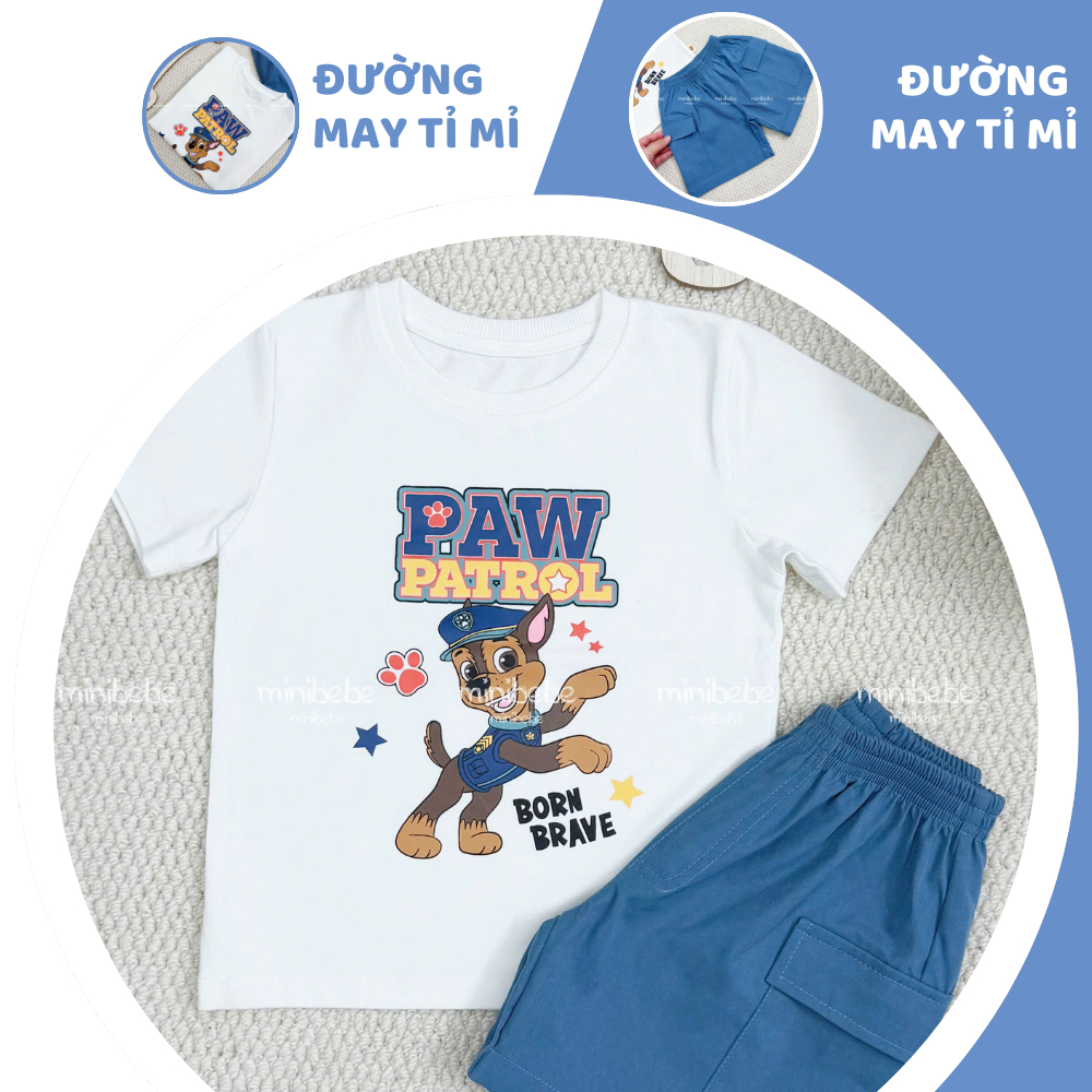 [À ƠI SHOP] B71- bộ cộc paw patrol bàn chân- a117.1766