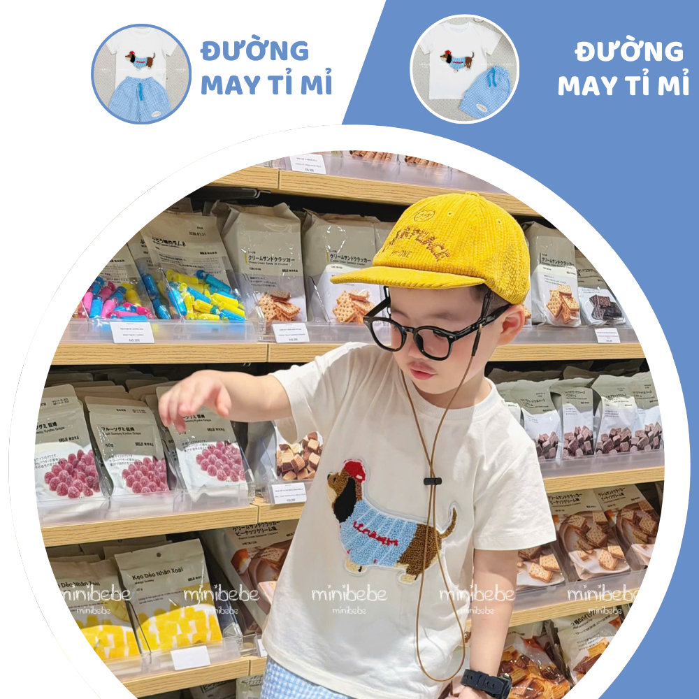 [À ƠI SHOP] N84- bộ cộc chó mũ đỏ - a117.1770