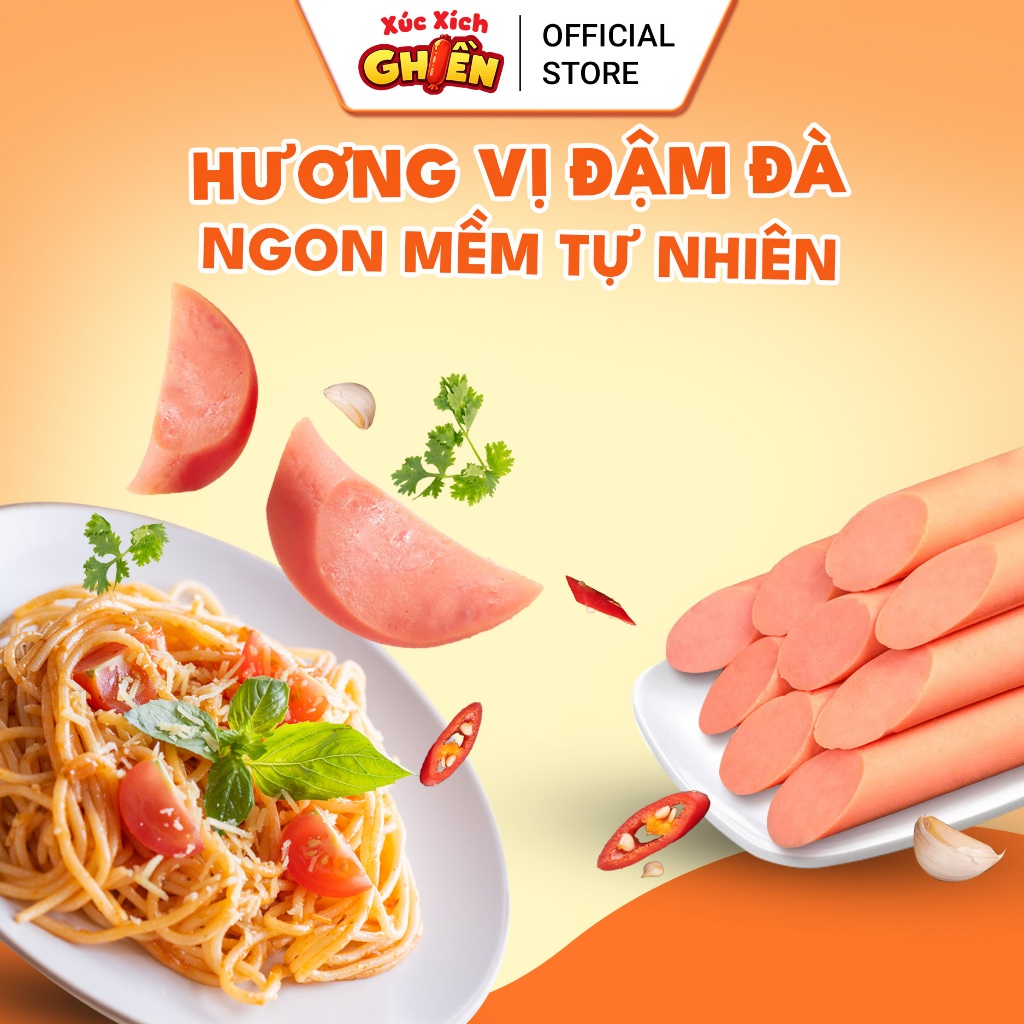 Combo 2 Ca 58 Cây Xúc Xích Dinh Dưỡng Tiệt Trùng R2 Vietinter Foods (Cây 35g)