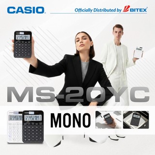 [MỚI VỀ 2026] Máy Tính Cầm Tay Casio MS-20YC Đa Sắc Màu Thời Trang (12 Chữ Số) - Tính Thuế & Thời Gian, Năng Lượng Kép