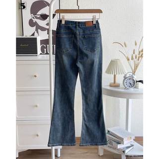 Quần Jeans Nữ Ống Loe Twentyfive Cạp Cao Tôn Dáng, Cúc Đồng Chắc Chắn 4613M