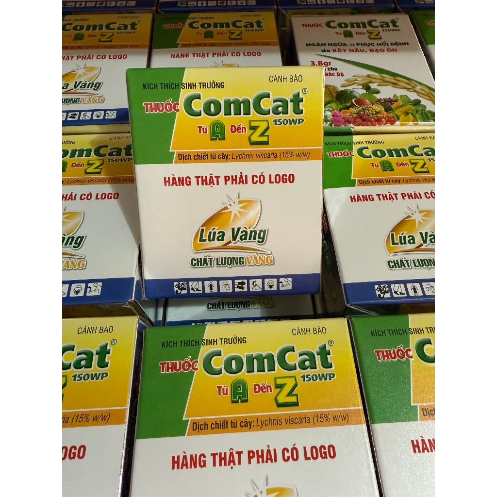 Sỉ 1 hộp 10 gói ComCat 150wp gói 3.8gr kích thích sinh trưởng cho các ...