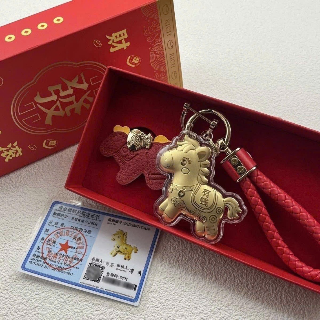 Kim Mã Chiêu Tài - Charm vàng may mắn 2026, mang ý nghĩa phát tài phát lộc