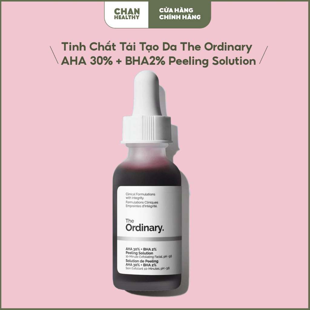 Tinh Chất Peel da The Ordinary AHA 30%+BHA 2% Peeling Solution 30ml (tranli)
