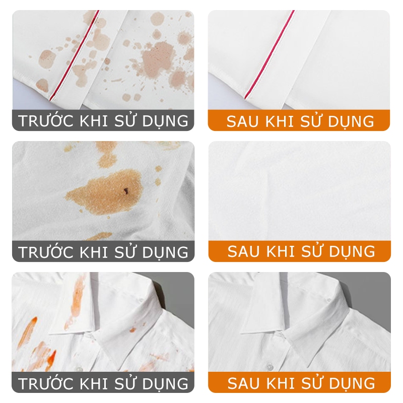 Bột tẩy quần áo, Thuốc tẩy quần áo,Loại bỏ vết bẩn, loại bỏ dầu bẩn, loại bỏ nhuộm, làm sạch và làm trắng