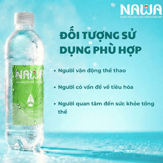 NAWA Nước Uống Tinh Khiết Thiên Nhiên - Thùng 24 Chai - Công Nghệ Lượng Tử E-Water Nhật Bản