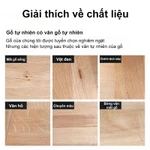 Ghế gỗ Ghế ăn Phong Cách Tự Nhiên Chất Liệu Tự Nhiên Bền Đẹp Hoàn Hảo Cho Gia Đình Và Quán Cà Phê — ảnh 7
