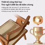 Ghế gỗ Ghế ăn Phong Cách Tự Nhiên Chất Liệu Tự Nhiên Bền Đẹp Hoàn Hảo Cho Gia Đình Và Quán Cà Phê — ảnh 5