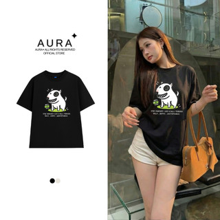 Áo thun Aura✦ Terrier Energy Oversized Tee 100% Cotton Unisex T-shirt