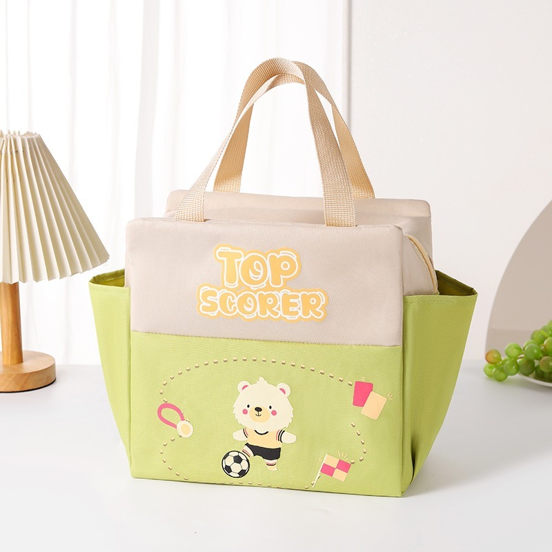 Túi Đựng Hộp Cơm Giữ Nhiệt Lunch Bag Họa Tiết Mặt Cảm Xúc Dễ Thương Mun Store TCOMLION69