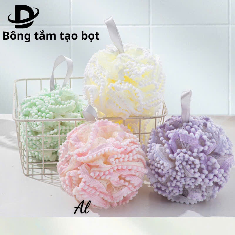 Bông Tắm Tạo Bọt Cao Cấp Liu Hua – Bóng Tắm Lưới Mềm Mịn Tạo Nhiều Bọt, An Toàn Cho Da