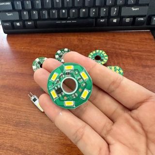 Đôi Vỉ Mạch Bóng Đèn Led Đèn Thờ Lưu Ly Hoa Sen Màu Vàng, Đổi Màu, Hàng Nhập Khẩu Loại 1