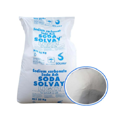 Soda Ash Light Solvay Na2CO3 Tăng pH, làm mềm nước, sản xuất thủy tinh - nhập khẩu Italy