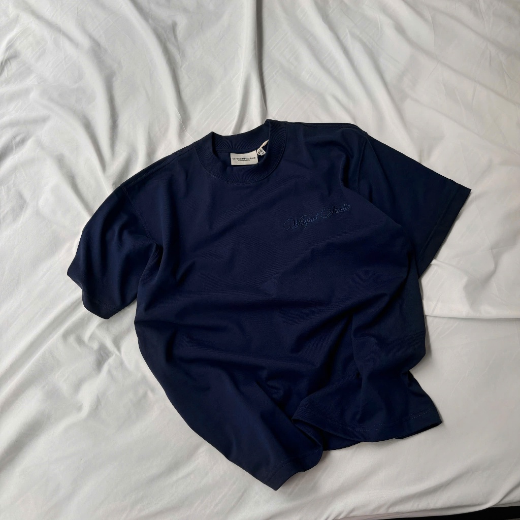 WNS Hidden Logo Tee - Áo thun thêu chìm basic cotton unisex form oversize chính hãng Local Brand WNS | BigBuy360 - bigbuy360.vn