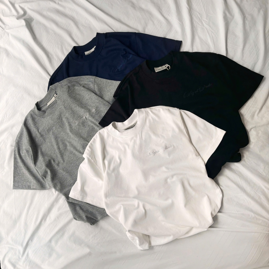 WNS Hidden Logo Tee - Áo thun thêu chìm basic cotton unisex form oversize chính hãng Local Brand WNS | BigBuy360 - bigbuy360.vn