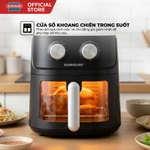 [Độc quyền] Nồi chiên không dầu 6.5L SUNHOUSE SHD4032 - Công nghệ Rapid Air giảm tới 80% dầu - Khoang chiên trong suốt — ảnh 4