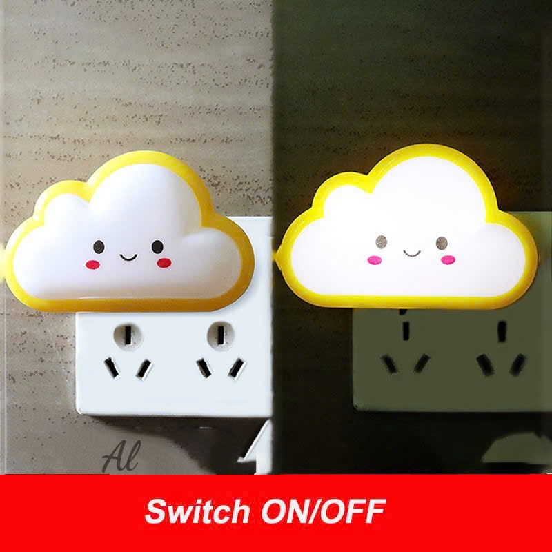 Đèn Ngủ Cắm Ổ Điện Hình Đám Mây Dễ Thương – Đèn LED Trang Trí Phòng Ngủ